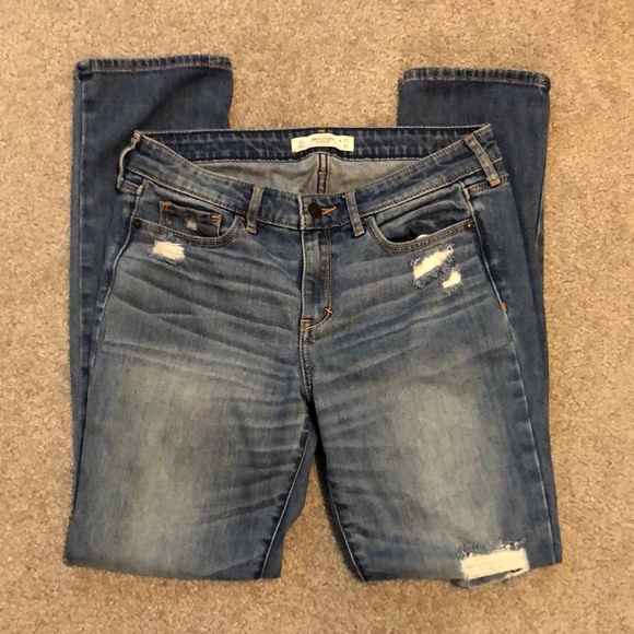 Abercrombie & Fitch Denim - Abercrombie & Fitch Distressed Skinny Jeans